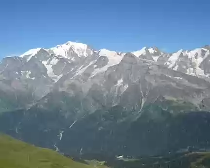 PXL000 le massif du Mont Blanc depuis les Saisies